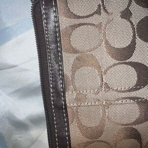 Coach Signature Crossbody canvas & leather bag